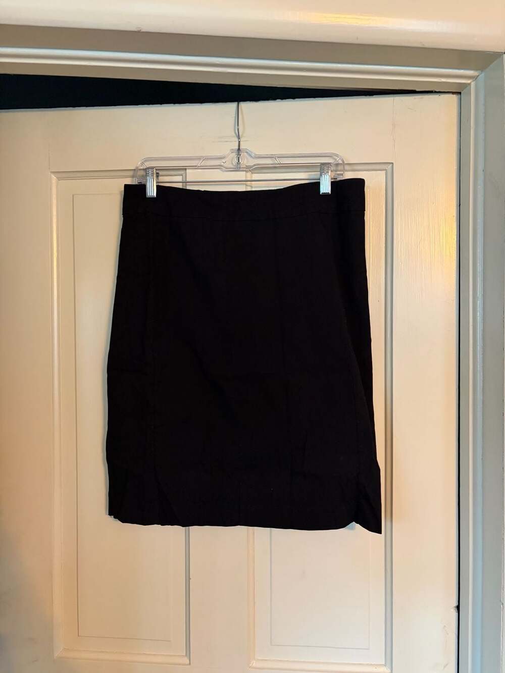 Sag Harbor Pencil Skirt Size 12 Black Stretch Career Work